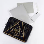 Rose Pyramid Print Laptop Sleeve