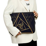 Rose Pyramid Print Laptop Sleeve