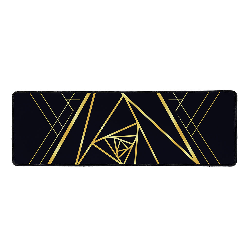 Rose Pyramid Print Long Kitchen Mat
