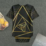 Rose Pyramid Print Men's Bodysuit