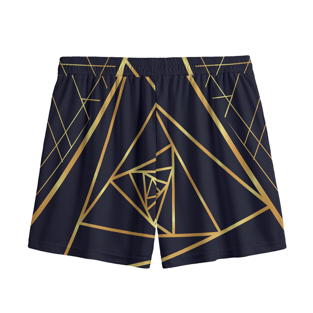 Rose Pyramid Print Mesh Shorts