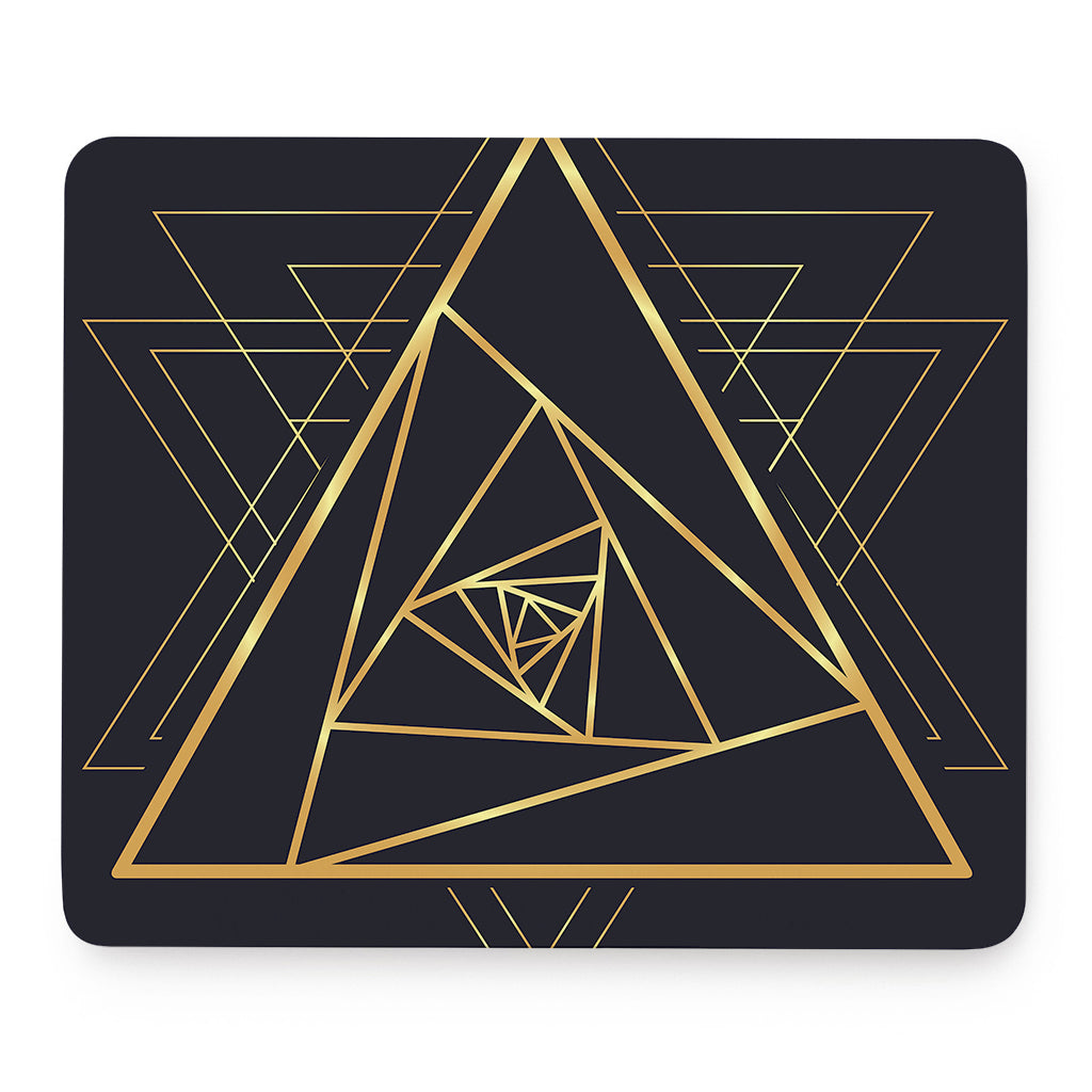 Rose Pyramid Print Mouse Pad