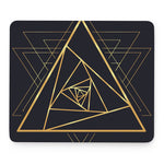 Rose Pyramid Print Mouse Pad