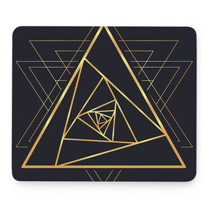 Rose Pyramid Print Mouse Pad