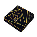 Rose Pyramid Print Outdoor Seat Cushion Cover