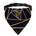 Rose Pyramid Print Over The Collar Dog Bandana