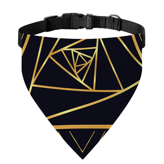 Rose Pyramid Print Over The Collar Dog Bandana