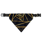 Rose Pyramid Print Over The Collar Dog Bandana