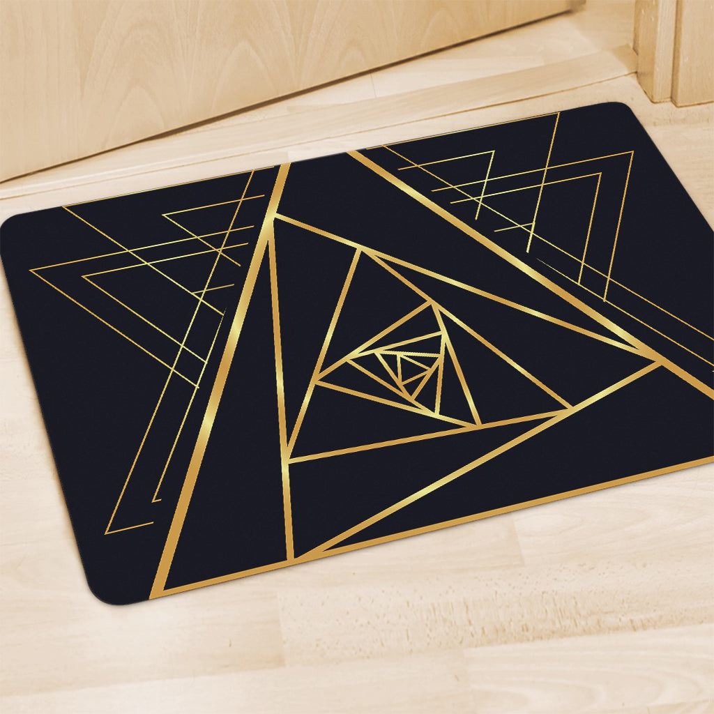 Rose Pyramid Print Polyester Doormat