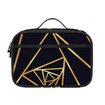 Rose Pyramid Print Portable Lunch Bag