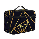 Rose Pyramid Print Portable Lunch Bag