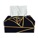 Rose Pyramid Print Rectangle Tissue Box Cover