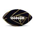 Rose Pyramid Print Rugby Ball