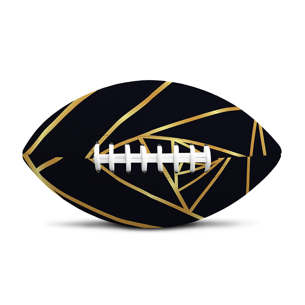 Rose Pyramid Print Rugby Ball