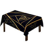 Rose Pyramid Print Tablecloth