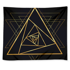 Rose Pyramid Print Tapestry