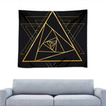 Rose Pyramid Print Tapestry