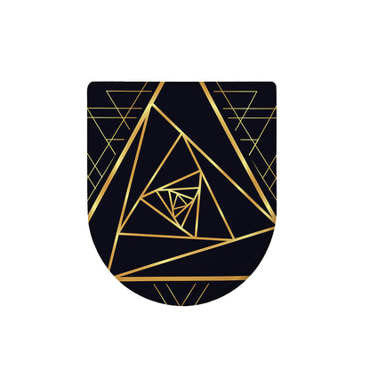 Rose Pyramid Print Toilet Lid Cover