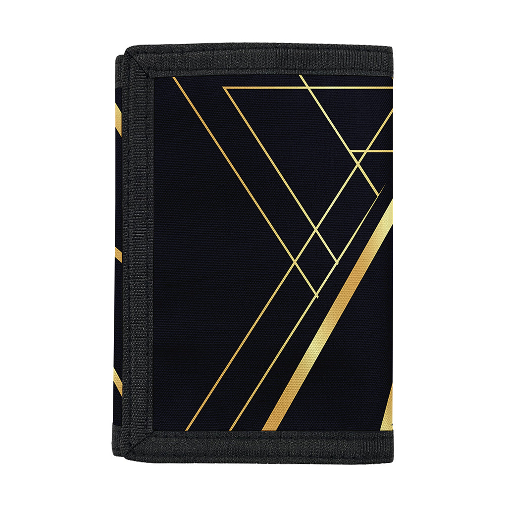 Rose Pyramid Print Trifold Wallet