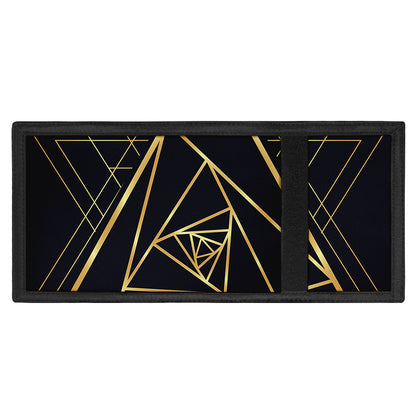 Rose Pyramid Print Trifold Wallet