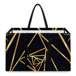 Rose Pyramid Print Utility Tote Bag