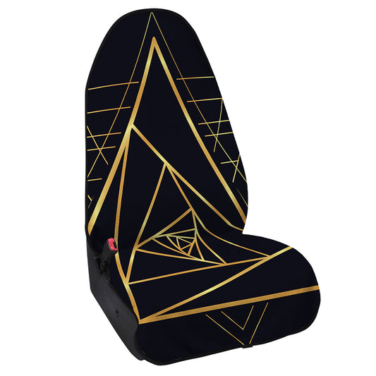 Rose Pyramid Print Waterproof Car Seat Cover