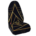 Rose Pyramid Print Waterproof Car Seat Cover