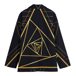 Rose Pyramid Print Women's Blazer