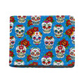 Rose Sugar Skull Pattern Print Bifold Wallet