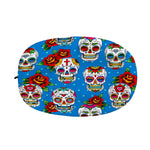 Rose Sugar Skull Pattern Print Car Side Mirror Covers
