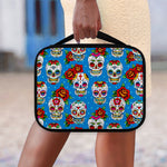 Rose Sugar Skull Pattern Print Classic Bible Case
