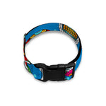 Rose Sugar Skull Pattern Print Dog Collar