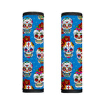 Rose Sugar Skull Pattern Print Handle Covers