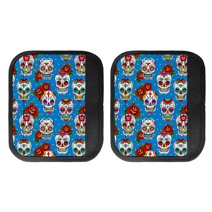 Rose Sugar Skull Pattern Print Handle Covers