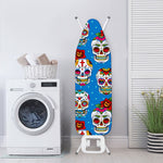 Rose Sugar Skull Pattern Print Ironing Board Cover