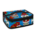 Rose Sugar Skull Pattern Print Small Lunch Bag