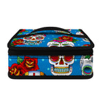 Rose Sugar Skull Pattern Print Small Lunch Bag