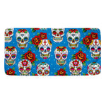 Rose Sugar Skull Pattern Print Towel