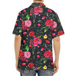 Roses Floral Flower Pattern Print Aloha Shirt
