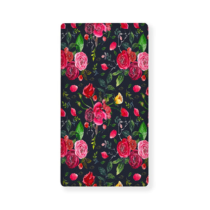 Roses Floral Flower Pattern Print Baby Crib Sheet