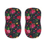 Roses Floral Flower Pattern Print Bar Stool Covers