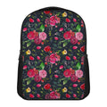 Roses Floral Flower Pattern Print Casual Backpack