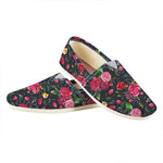 Roses Floral Flower Pattern Print Casual Shoes
