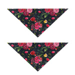 Roses Floral Flower Pattern Print Dog Bandana