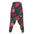 Roses Floral Flower Pattern Print Hammer Pants