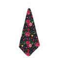 Roses Floral Flower Pattern Print Hand Towel