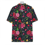 Roses Floral Flower Pattern Print Hawaiian Shirt