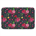 Roses Floral Flower Pattern Print Indoor Door Mat