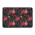 Roses Floral Flower Pattern Print Kitchen Mat