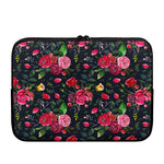 Roses Floral Flower Pattern Print Laptop Sleeve